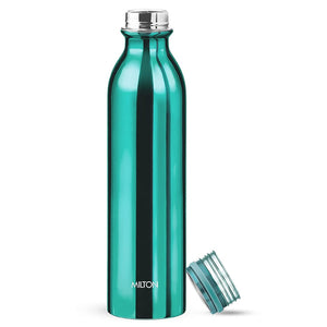 Milton Glitz 1000 Vacuum Insulated Thermosteel Bottle, 950 ml, 1 Piece, Aqua Green