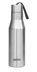Milton Super 1000 Single Wall Stainless Steel Bottle, 1000 ml, Silver,PACK OF 20
