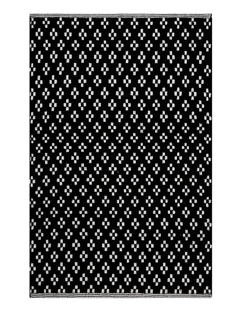 Saral Home Detec™ Soft Cotton Multi Purpose Rugs (75x100 cm) Black