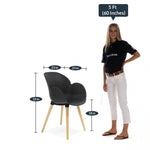 Load image into Gallery viewer, Detec™ Cafe chair - Black

