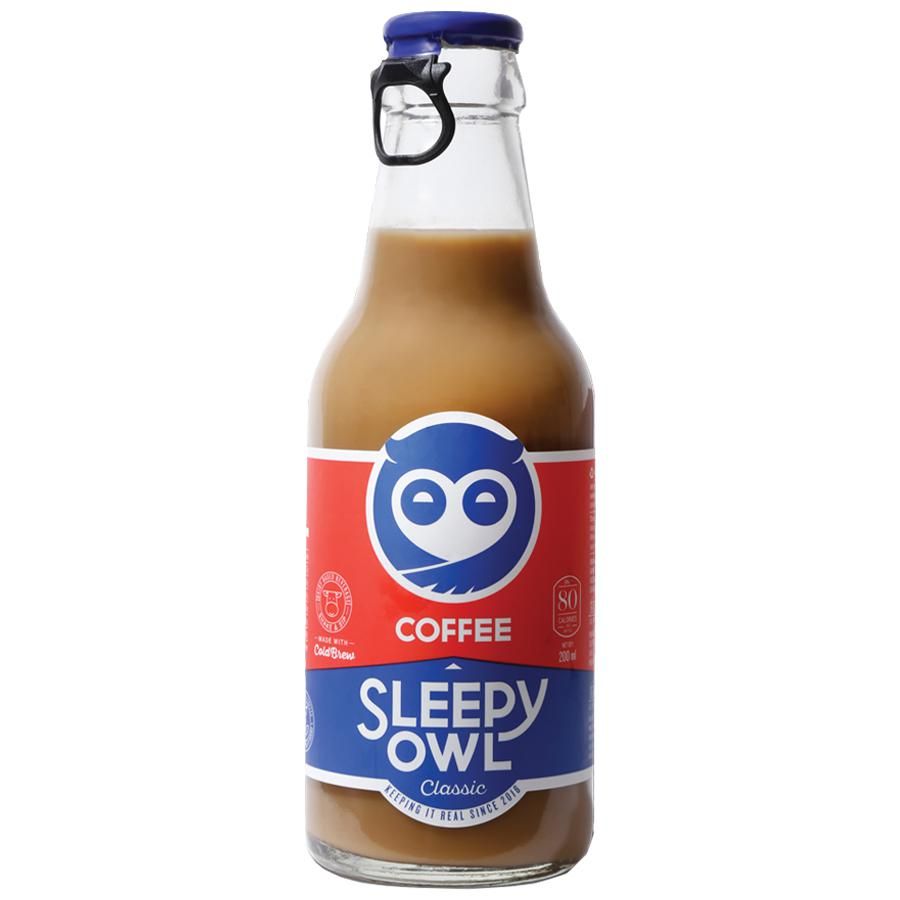 Sleepy Owl Ready To Drink Classic / Classic Charge - Iced Coffee Bottles(12 Bottle Per Case)