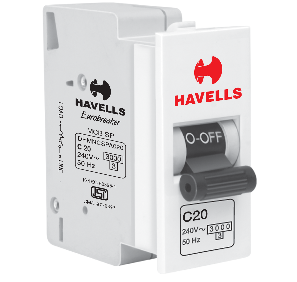 Havells Mini MCB ‘C’ Series Support Modules Oro Modular Range