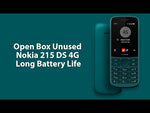 Load and play video in Gallery viewer, Open Box, Unused Nokia 215 DS 4G Long Battery Life
