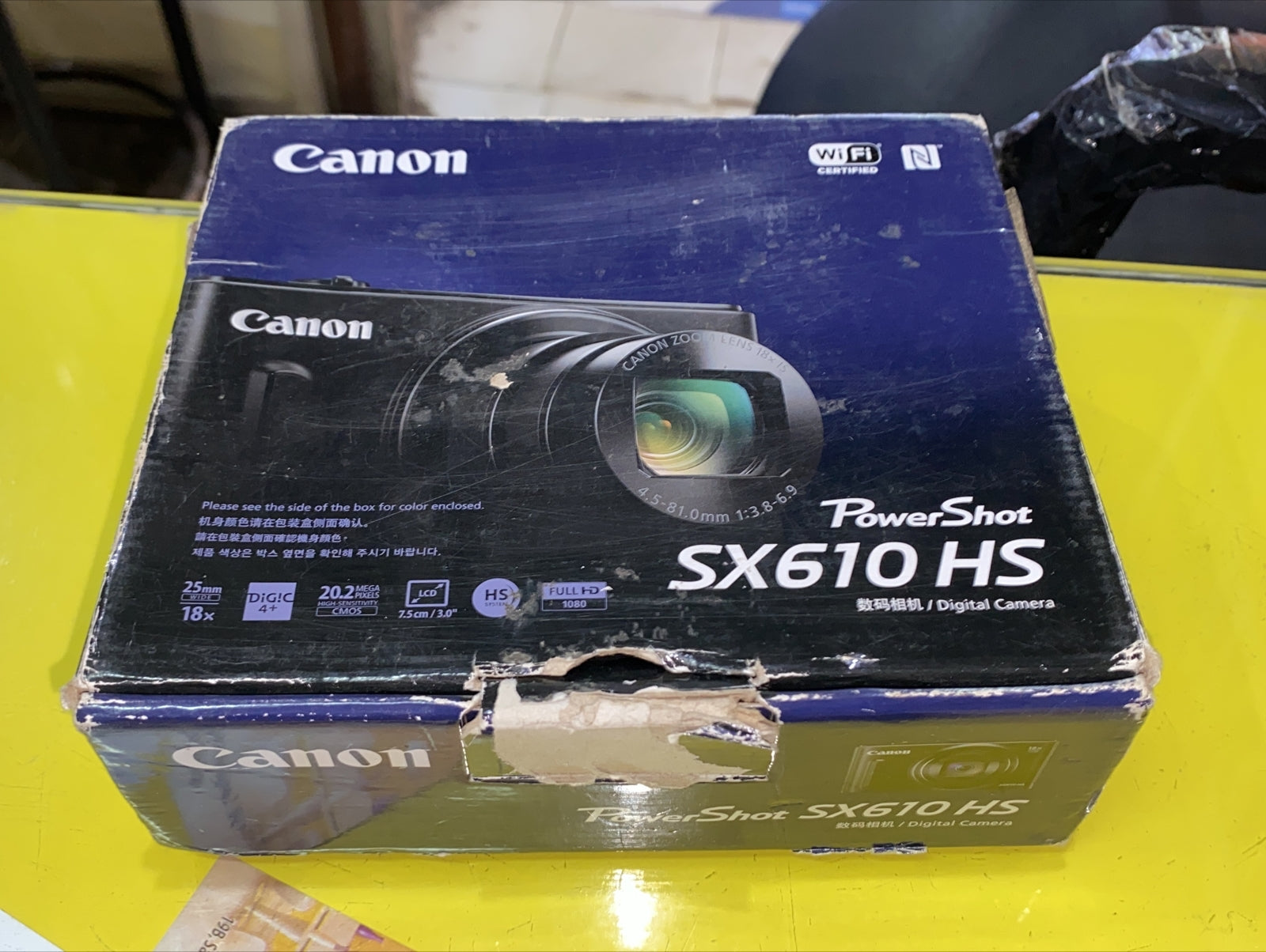 Canon SX610 HS Point & Shoot Camera Black
