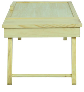 Detec™ Classi Pine Wood Portable Table in Natural Color