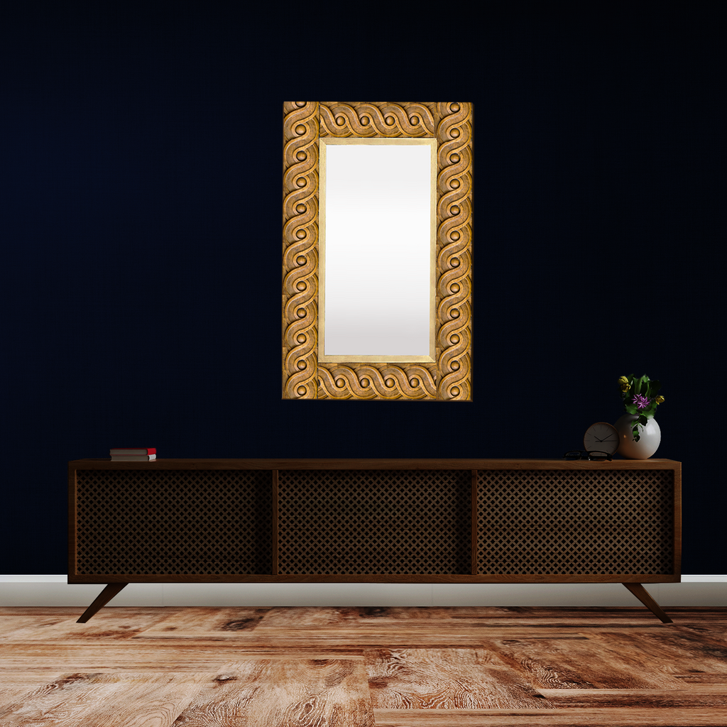 Detec™ Solid Wood Natural Mirror 36 inches