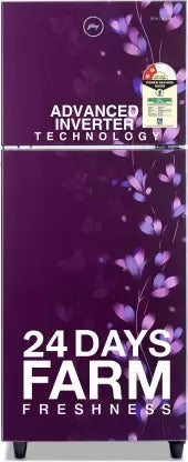 Open Box, Unused Godrej 253 L Frost Free Double Door 2 Star Refrigerator Jade Purple, RT EONALPHA 270B 25 RI JD PR