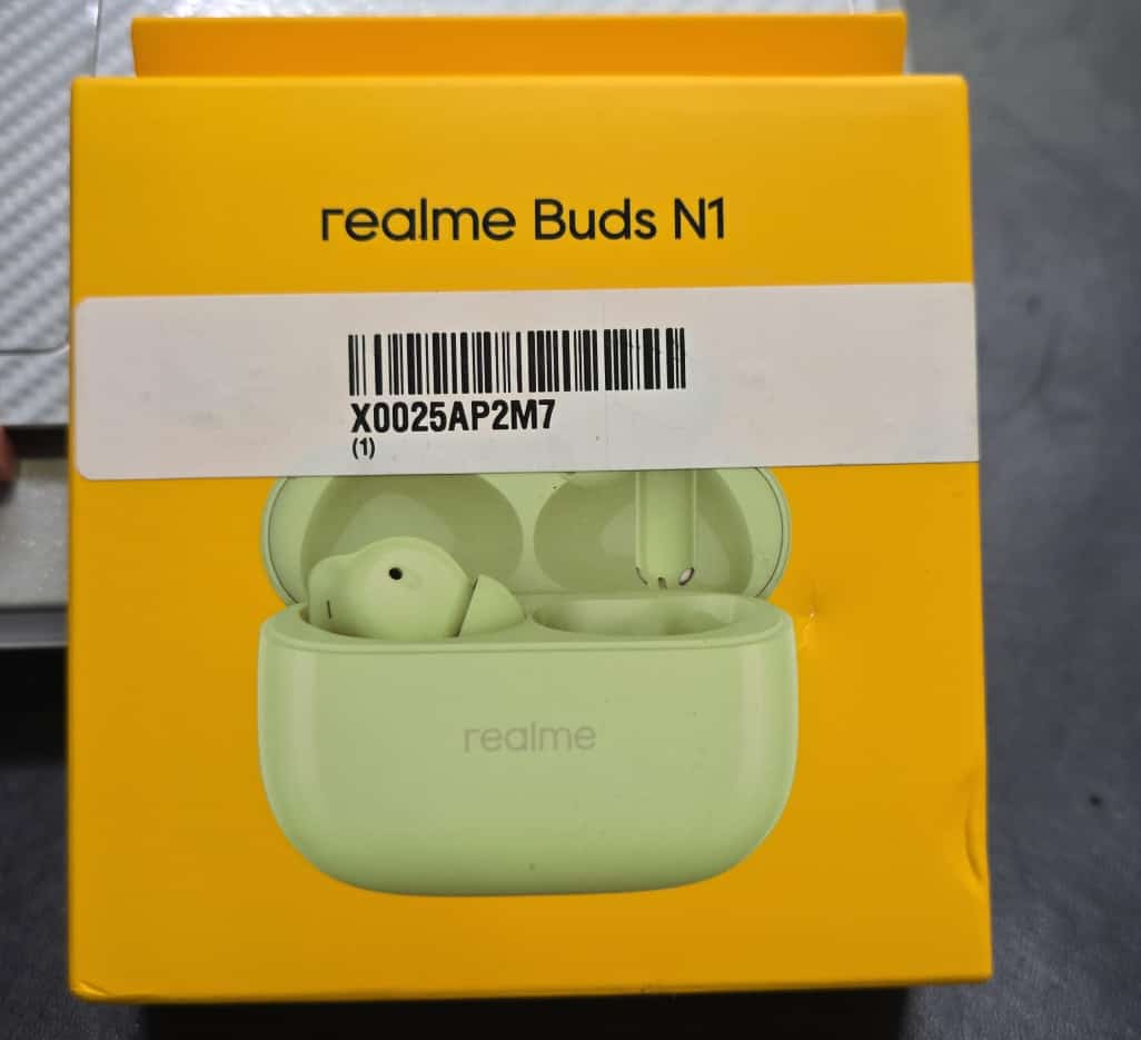 Open Box, Unused Realme Buds N1 Truly Wireless in-Ear Earbuds with 46dB Hybrid ANC, 360° Spatial Audio