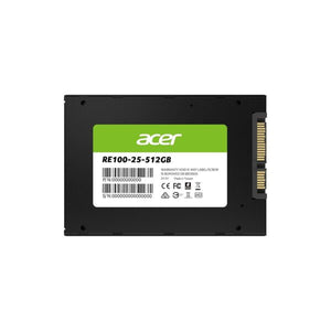 Open Box Unuse Acer Re 100 500GB 3D NAND SATA 2.5 inch(6.3cm) Internal SSD-562MB/s R, 528MB/s W Speed