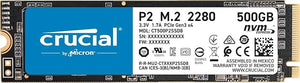 Open Box Unused Crucial P2 500GB 3D NAND NVMe PCIe M.2 SSD Up to 2400MB/s CT500P2SSD8