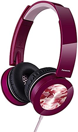 Panasonic Rp-hxs400-p Sound Rush Plus On-Ear Headphones Pink Pack of 2