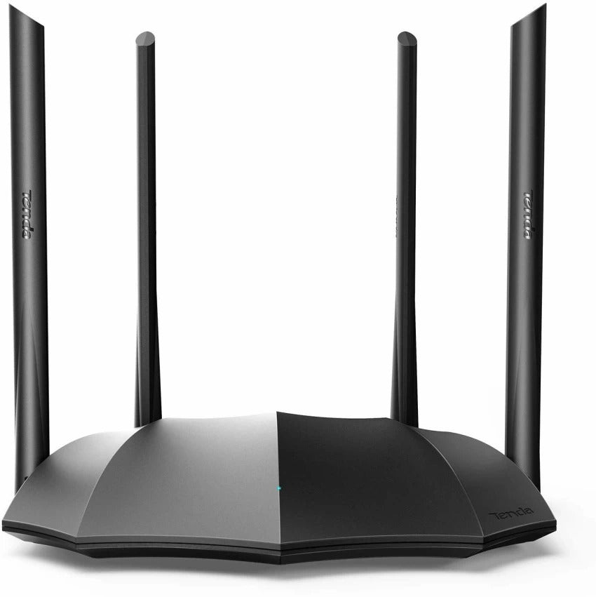 Open Box Unused Tenda AC8 AC1200 Gigabit 1200 MBps Router Black