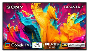 Open Box Unused Sony Bravia 2 Series 126 cm 50 inches 4K Ultra HD Smart LED Google TV K-50S20B Black