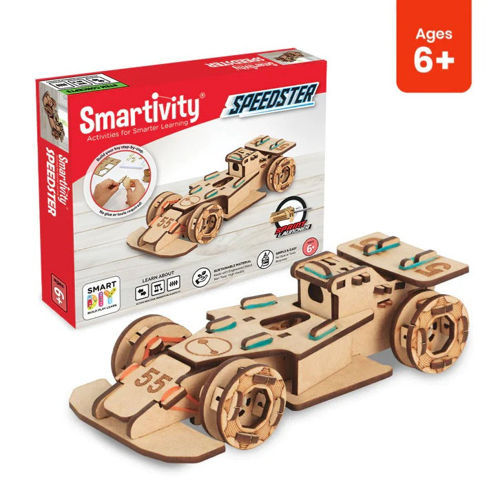 Smartivity STEMWheels Speedster 6-10 years DIY STEM Construction Toy