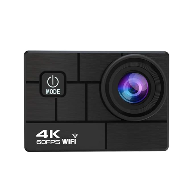 Open Box, Unused Sprugal Action Camera 4K 24 MP 4K HD 1080P EIS Electronic Image Stabilization Waterproof