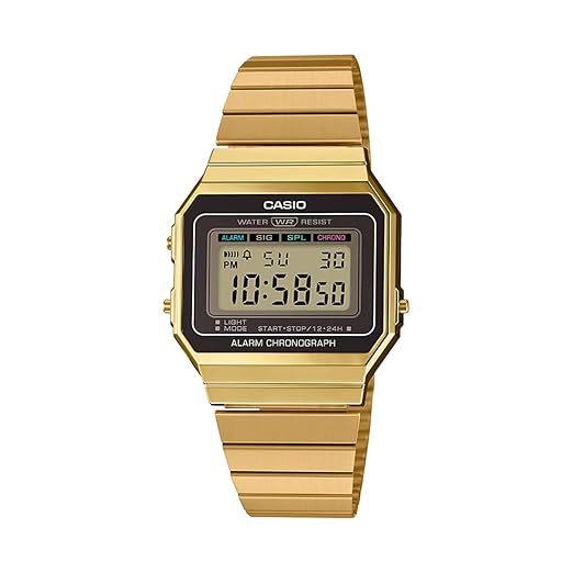 Casio Vintage Digital Gold Dial Unisex D198 A700WG-9ADF