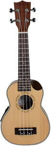 Vault UK-1000SCE 21-Inch Solid Spruce Top Premium Semi Cutaway Electro-Acoustic Soprano Ukulele