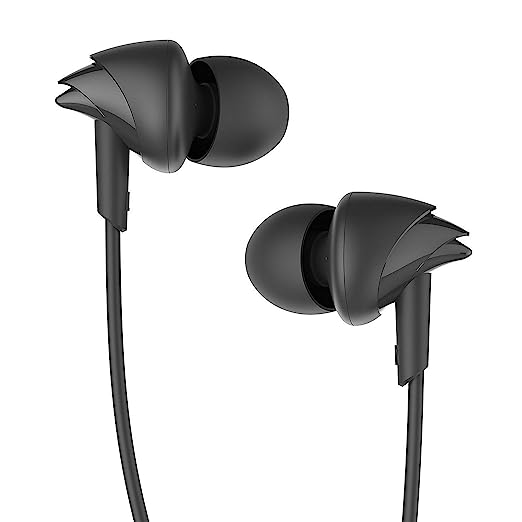 Open Box, Unused Boat Bassheads 100 in Ear Wired Headphones With Mic Black Pack of 3