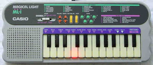 Used Casio ML-1 24-Key Magical Light Keyboard