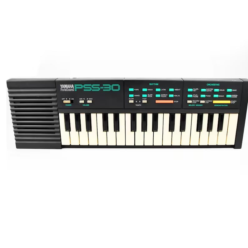 Used Yamaha PSS-30 80s Music Synth Keyboard