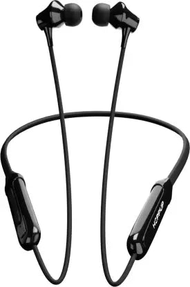 Open Box, Unused Hoppup Alpha Neckband with 50H Playtime Gaming Mode Enc & Made In India Bluetooth Headset Black In the Ear Pack of 3