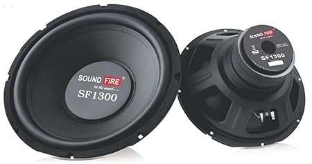 Open Box Unused Sound FIRE SF-1300 1300W 12" (300mm) Double Magnet Subwoofer