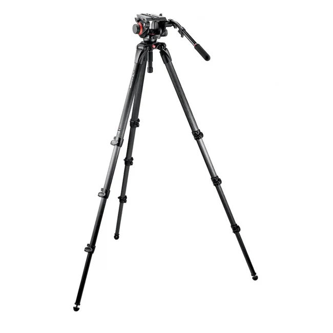 Manfrotto 504HD,536K 504 Fluid Video Head & 536 Cf Single Leg Tripod