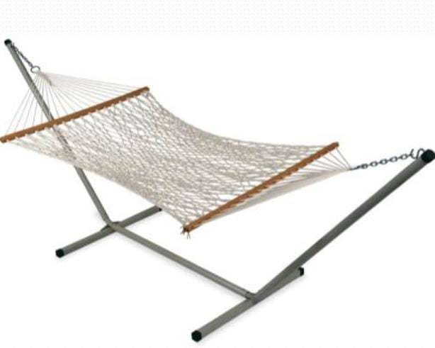 Hangit 13’ft Large Rope Hammock With Large Hammock Stand HSCRH 55/ S