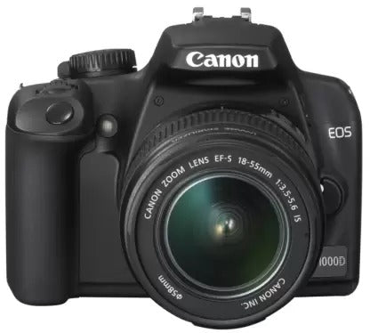 Open Box, Unused Canon EOS 1000D DSLR Camera Body only Black