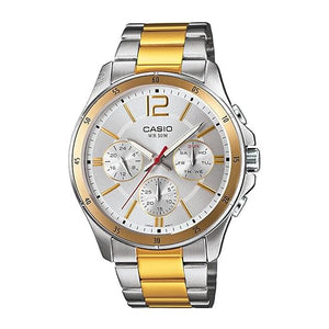 Casio Enticer Analog Silver Dial Men MTP-1374HSG-7AVIF A1653