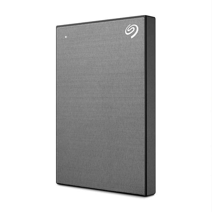 Open Box Unused Seagate One Touch 1TB External HDD with Password Protection, USB, Space Gray, for Windows and Mac with 3 yr Data Recovery Services STKY1000404