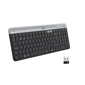 Open Box Unused Logitech K580 Slim Multi-Device Wireless Keyboard Bluetooth/Receiver, Compact, Easy Switch, 24 Month Battery
