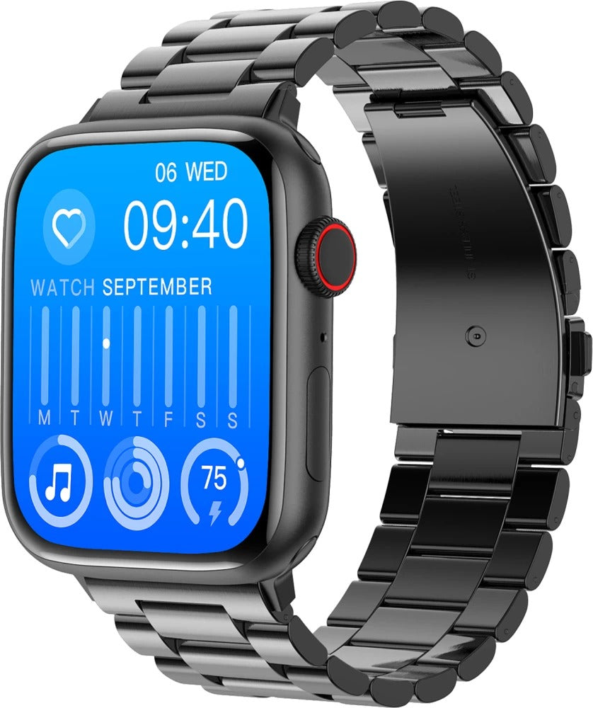 Open Box, Unused Syska Fire-Boltt Vogue 52.1mm (2.05) Display, Always On Display, Wireless Charging, App GPS Smartwatch