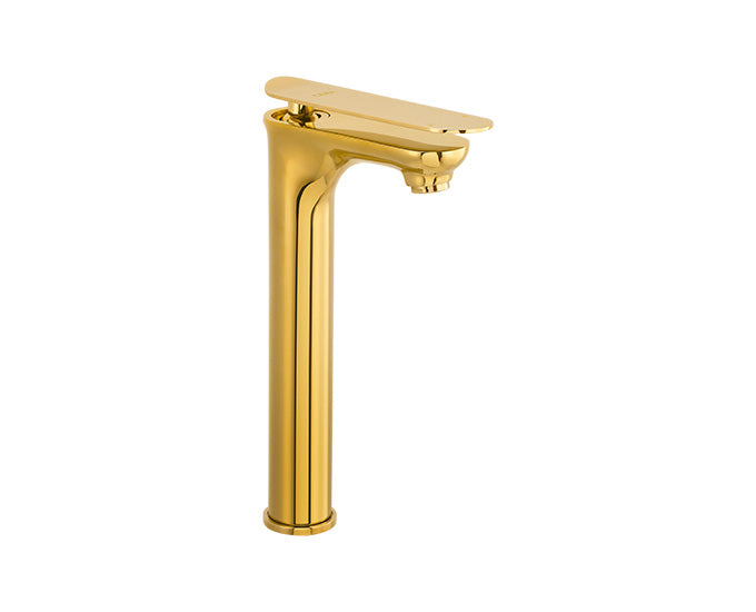 Cera Brooklyn Single Lever Extended Basin Mixer French Gold F1018452FG