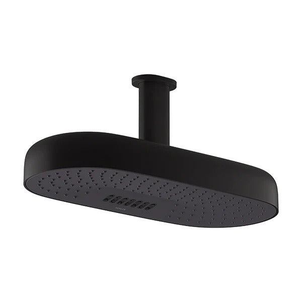 Kohler Statement Two Flow Overhead Shower in Matte Black Finish K-26297IN-BL