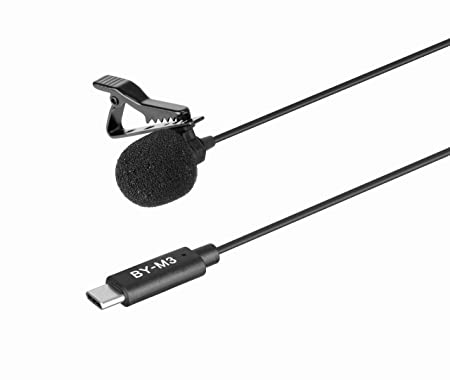 ओपन बॉक्स अप्रयुक्त बोया बाय-एम3 डिजिटल यूएसबी लैवेलियर माइक्रोफोन 3 का पैक