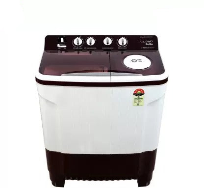 Open Box Unused Lloyd by Havells 8 kg Semi Automatic Top Load Washing Machine Maroon White GLWMS80IDMDE