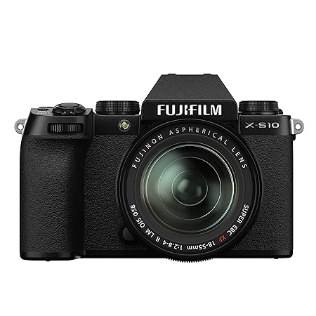 Fujifilm X-S10 Mirrorless Camera Body With XF18-55mm Lens Black