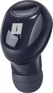Open Box, Unused iball Nano Earwear Ring-dock B9 Bluetooth Headset Black, In the Ear