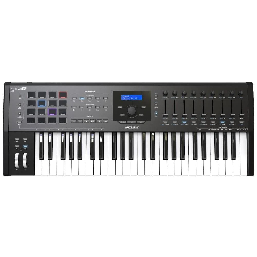 Arturia Keylab 49 MKII Midi Keyboard Controller with VC9 Software Bundle