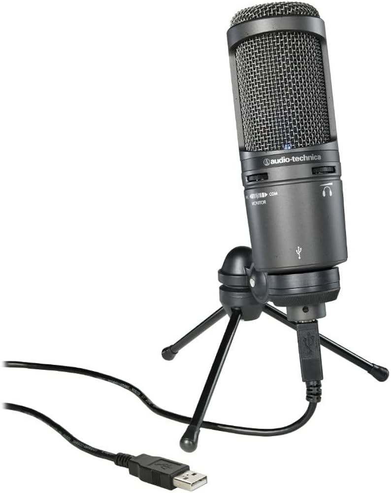 Audio-Technica AT2020 USB Plus Cardioid Condenser USB Microphone