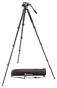 Manfrotto MVK502AQ 502 Fluid Video Head & Alu Single Leg Tripod