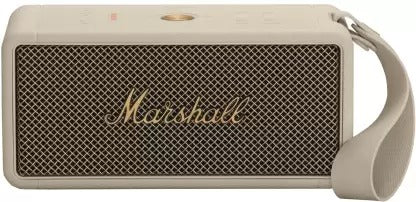 Open Box Unused Marshall Middleton 60 W Bluetooth Speaker Cream Stereo Channel