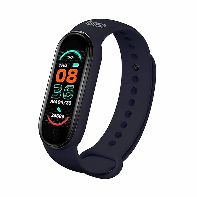 Open Box, Unused Tunez Swastha S30 Smart Band Watch with 1.1 inch IPS LCD Display,14 Days Battery Life