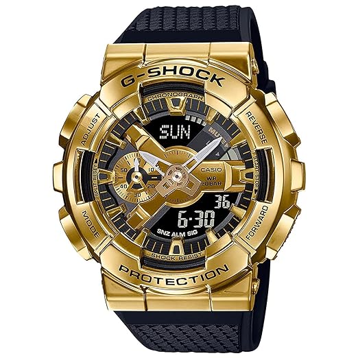 Casio G-Shock Analog-Digital Gold Dial Men Watch GM-110G-1A9DR - G1053