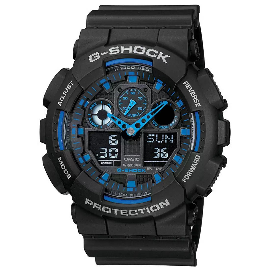 Casio G-Shock Black Analog-Digital Men's Watch G271 GA-100-1A2DR