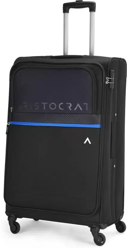 Open Box Unused Aristocrat Medium Check-in Suitcase 69 Cm Brezza 4w Strolly E 69 Black