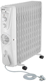 Load image into Gallery viewer, Open Box, Unused Usha 3809F PTC 2000 Watts Oil Filled Radiator Room Heater White
