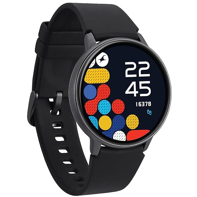 Open Box, Unused Fastrack Reflex Play 1.3” AMOLED Display Smart Watch with AOD Premium Metallic Body