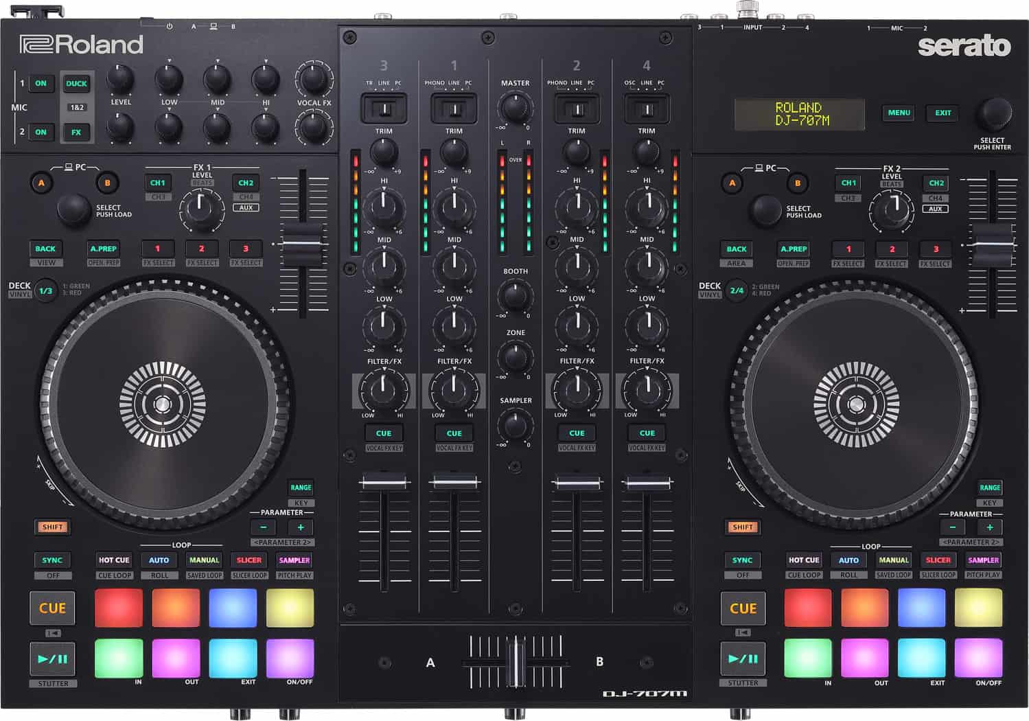 Roland DJ-707M Serato DJ Pro Controller